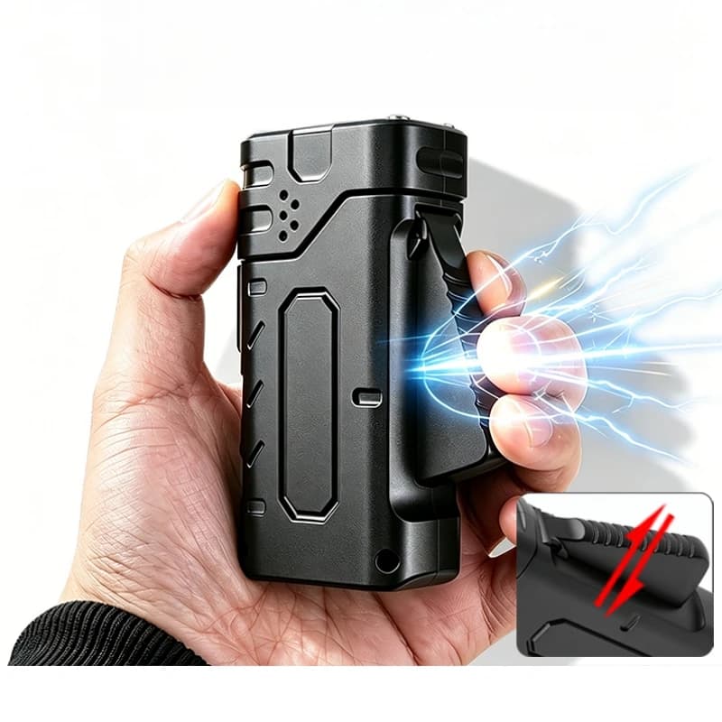 Lampe torche à dynamo et rechargeable par USB, lampe d'urgence portable à LED pour le camping et la 
