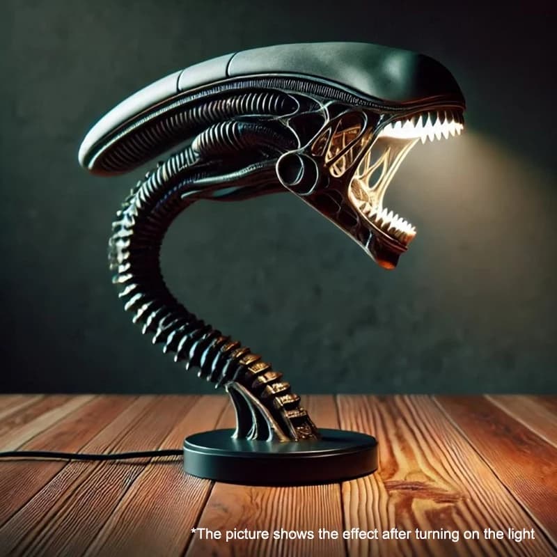 Support de lampe de créature extraterrestre Unique, lampes décoratives pour chambre à coucher, artic