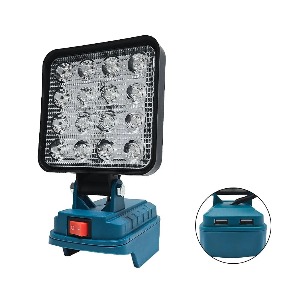 Lampe de travail portable sans fil à 84 LED, lampe de poche aste, budgétaire de pêche en plein air,