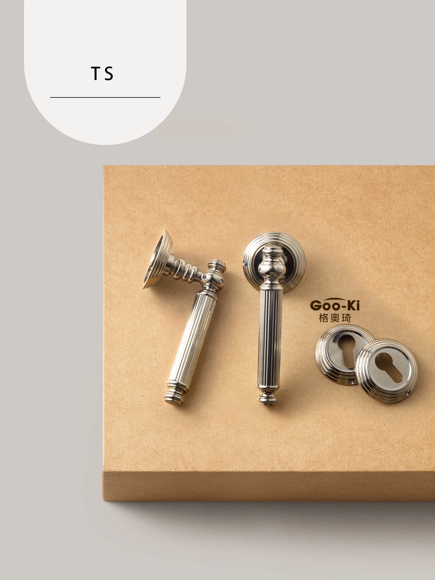 Ensemble de Serrures de Porte en Laiton Chromé Brcorporelle, Style Américain, Poignée de Chambre à C