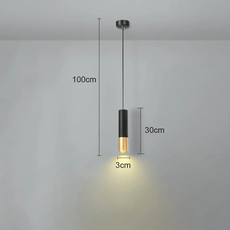 Lampe LED suspendue au design nordique moderne, éclairage d'intérieur, Tables à manger, chevet, salo