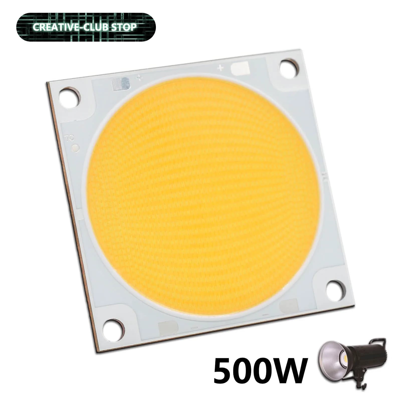 500W LED Bridgelux puce photographie LED lumière vidéo lumière du jour équilibrée lampe solaire pour