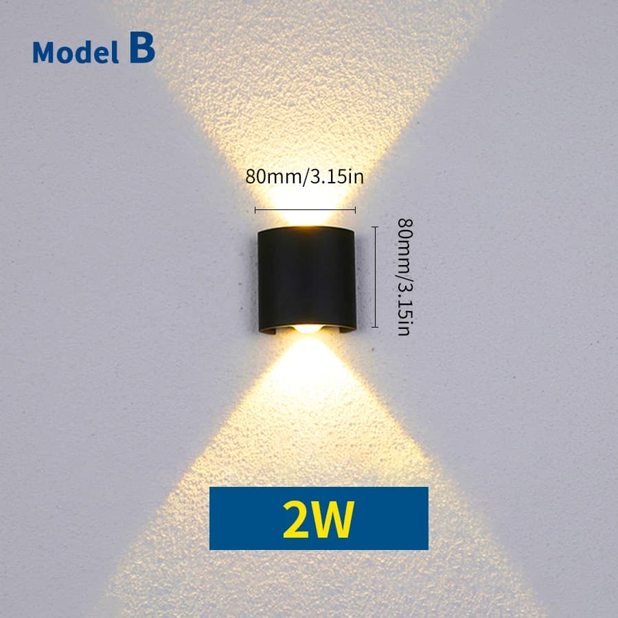 Lumière de lampe de mur de LED capteur de mouvement ABS matériel 2W 3W 5W 6W AC85-265V blanc froid b