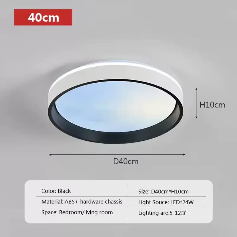 Plafonnier bleu minimaliste, éclairage LED ciel étoilé, panneau lumineux carré pour chambre à couche