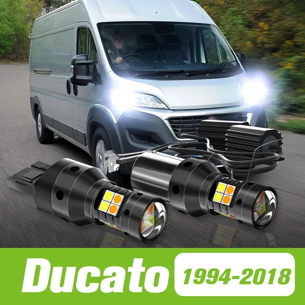 Clignotant LED et feux diurnes DRL, accessoires pour Fiat Ducato 1994-2018, mode touristes, 2012, 20