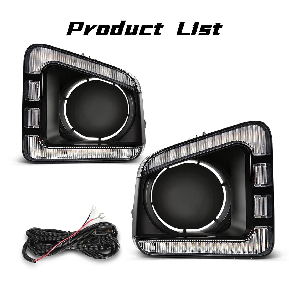 Feux de jour LED DRL, clignotant, antibrouillard, animation de démarrage, Toyota Tundra 2014, 2015, 