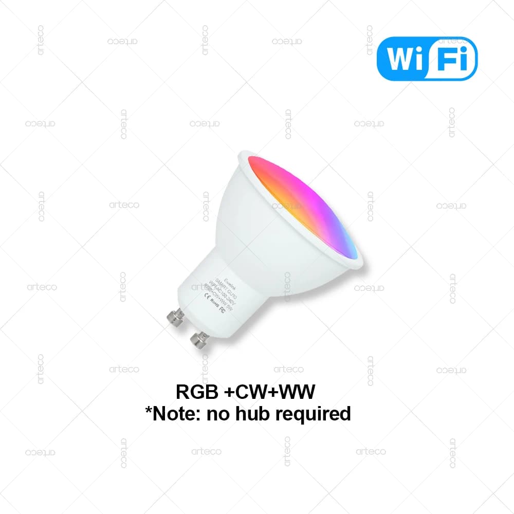 Ewelink GU10 Zigbee ampoule LED WiFi lampe à LED intelligente RGB CW WW ampoule LED fonctionne avec