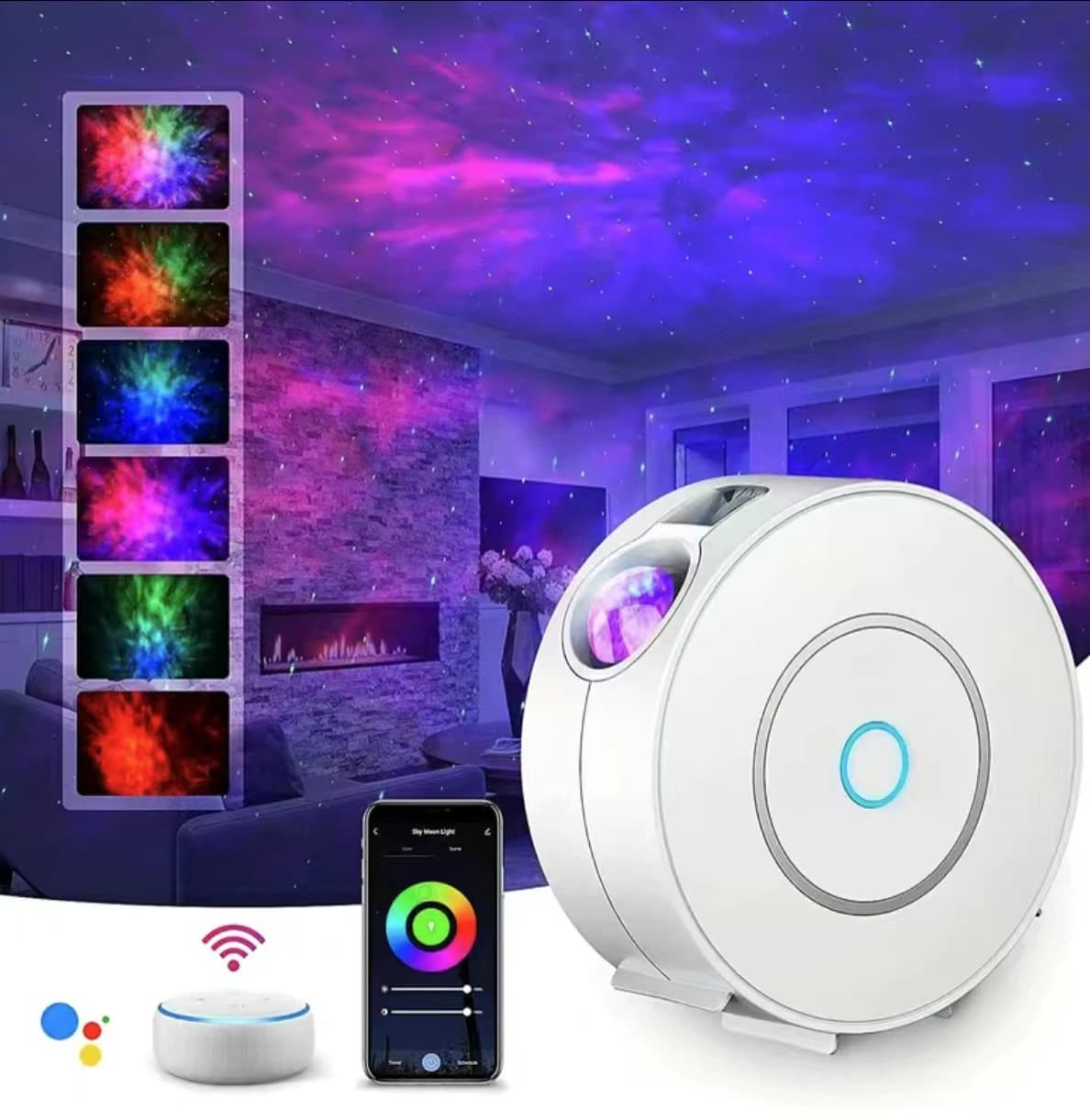 Tuya WiFi projecteur de ciel étoilé intelligent haute définition système de contrôle vocal intellige