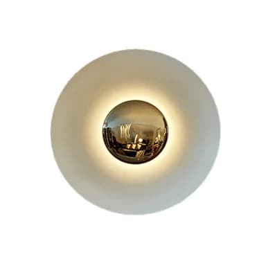 Intérieur moderne minimaliste design lampe à LED porche chambre chevet éclairage décoration fond ron