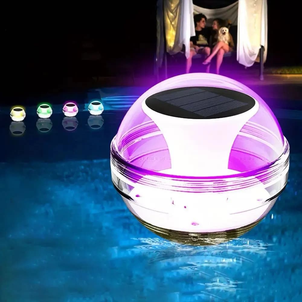 Lampe solaire flottante Led, boule de piscine, panneau solaire alimenté, dérive d'étang, étanche, sp