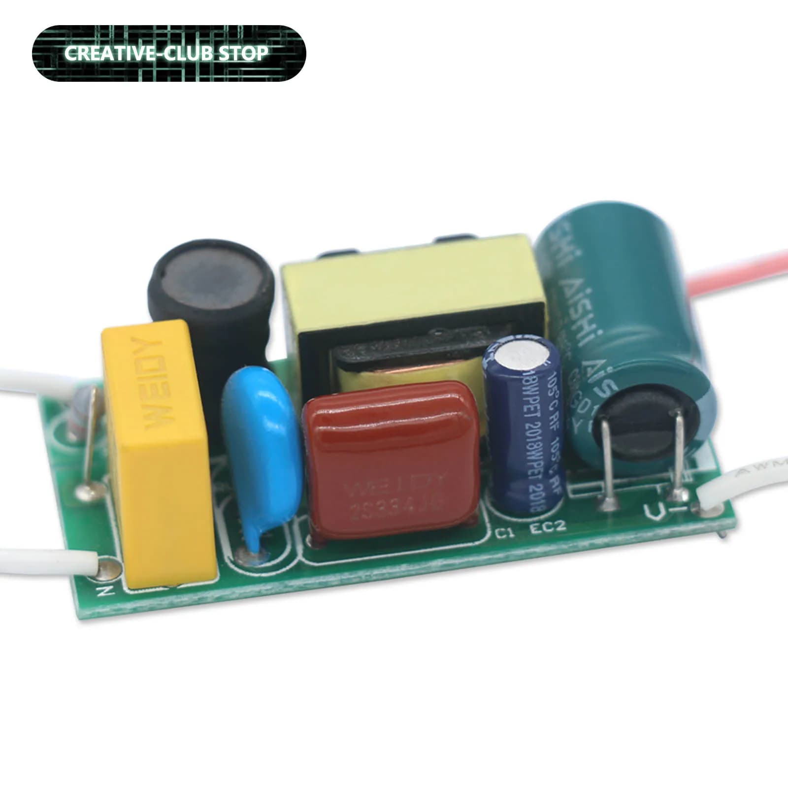 Contrôleur de puissance LED Non isolé 24-36W, pilote LED DC80-120V AC220-240V, alimentation 300mA, t