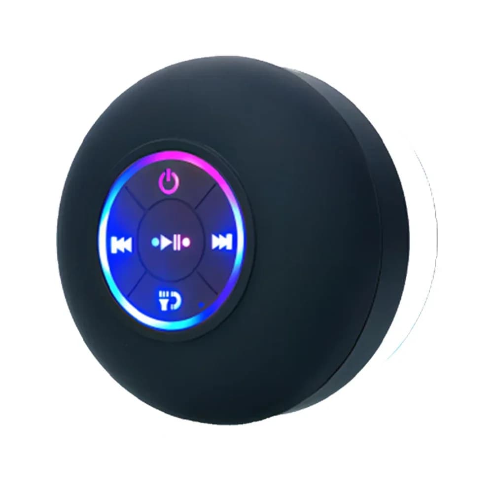 Haut-parleur Bluetooth portable sans fil, haut-parleur étanche IPtage LED, extérieur HOLarge, ventou