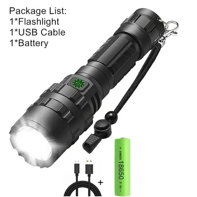 Tactiques de chasse professionnelles Reconnaissance nocturne lampe de poche LED L2 lampe perles étan