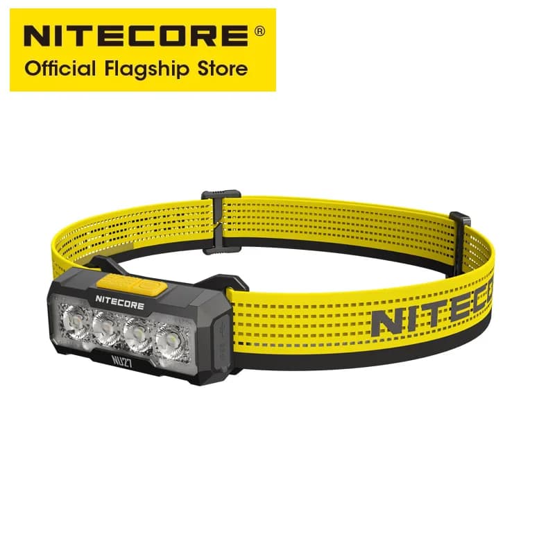 NITECORE NU27 56g phare de course sur sentier léger lumière chaude neutre/lumière blanche froide LED