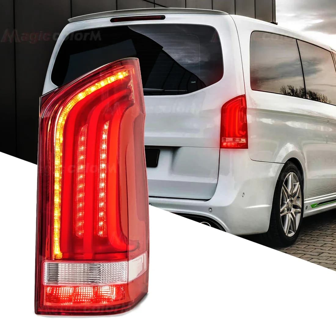 Pour mercedes-benz Vito classe V W447 2015 2016 2017 2018 2019 2021 2022 LED feux arrière de voiture