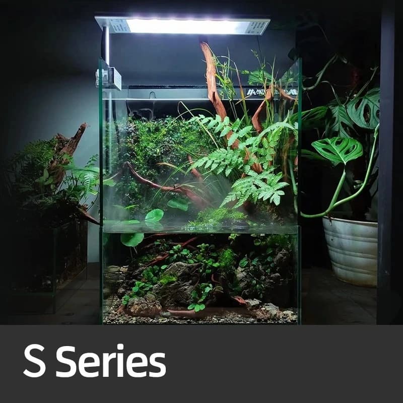 Lumière LED pour aquarium à spectre complet RGB+UV, contrôle intelligent par application, intensité 