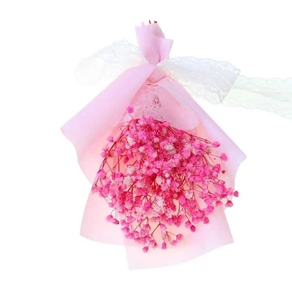 Fleurs séchées de gypsophile pour cadeaux, fleurs romantiques, décoration florale naturelle, aide te