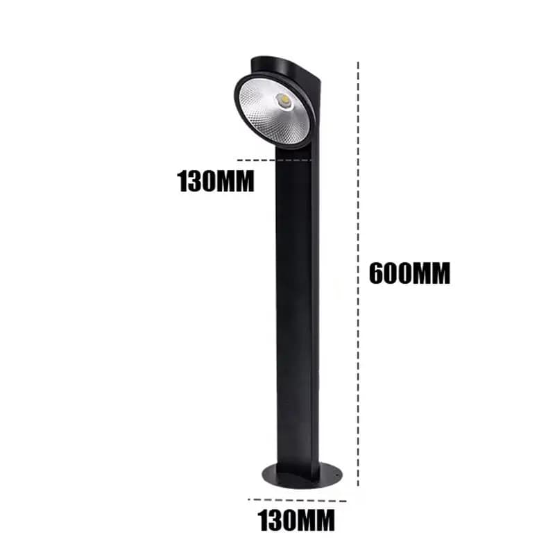 Lampe de Jardin LED Décorative Nouveau Design Borne Lumineuse Extérieure Étanche AC110V~240V pour Am