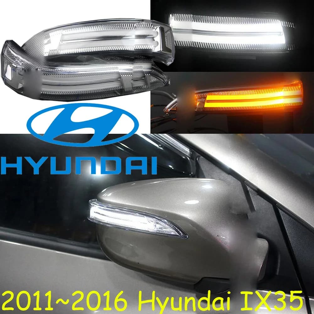Phare de pare-chocs de voiture pour Hyundai IX35 miroir lumière 2010 ~ 2016y DRL accessoires de voit