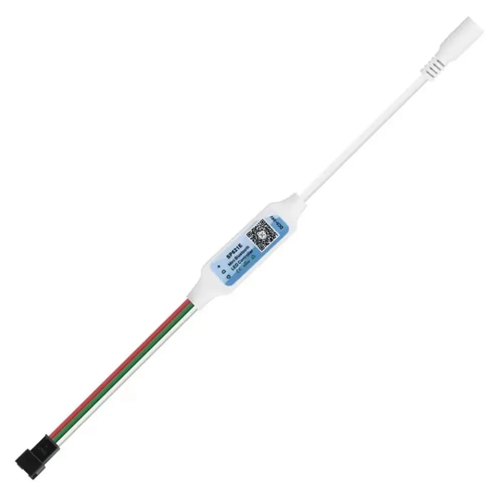 Lumière de bande de LED IOS Android DC5V-24V WS2812B Contrôleur Mini Musique Bluetooth App Contrôleu