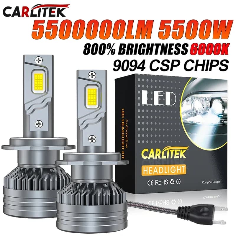5500W HB3 HB4 9005 9006 H1 H7 H4 H11 H8 9012 ampoule Canbus 36 Core lampe à LED CSP 9094 haute puiss
