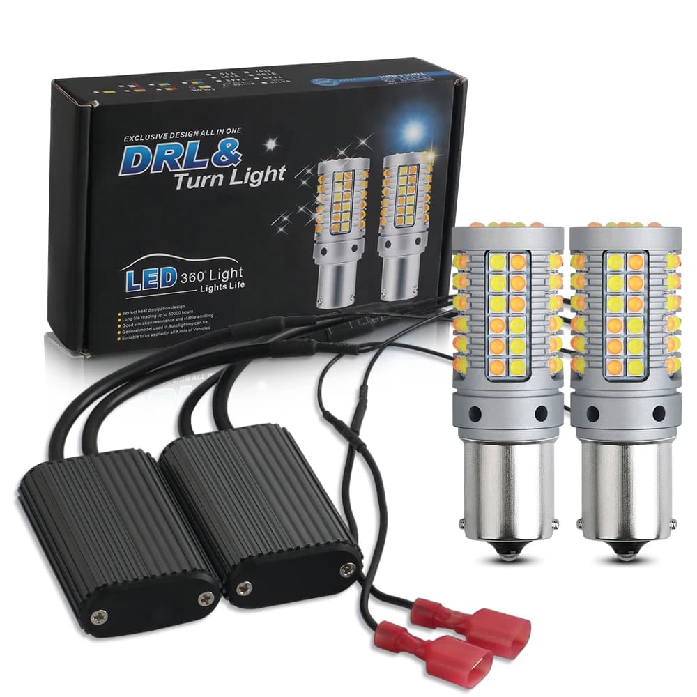 Lumière LED No Brave Canbus, clignotant de voiture DRL, mode touristes, document de commutation, 744