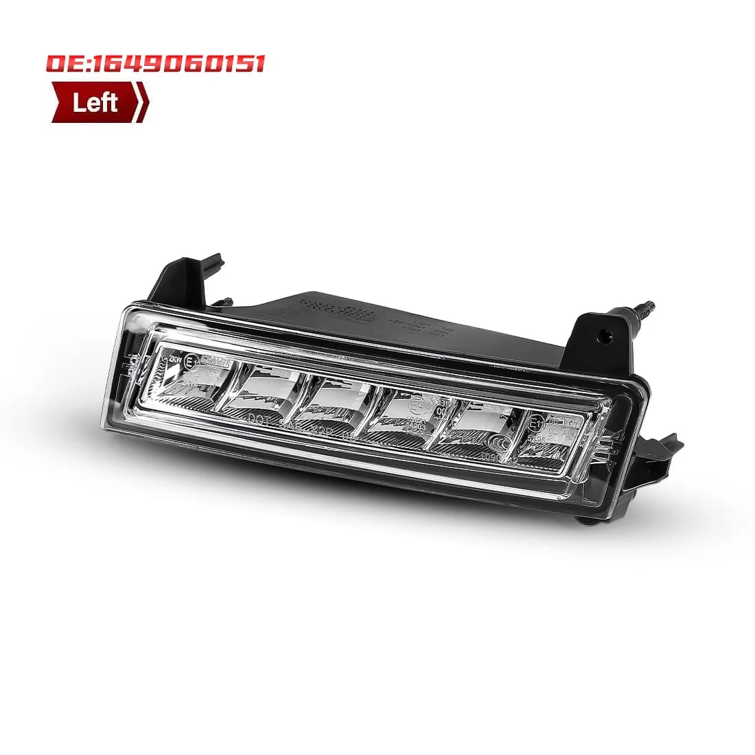 Feux de jour à LED pour Mercedes Benz W164 X164 X204 ML350 ML450 GL450 GLK350 1649060251-1649060151,