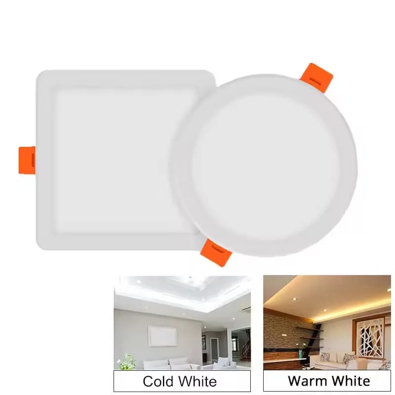 Trou de coupe réglable LED plafonnier panneau encastré LED Downlight AC110V 220V aluminium intérieur