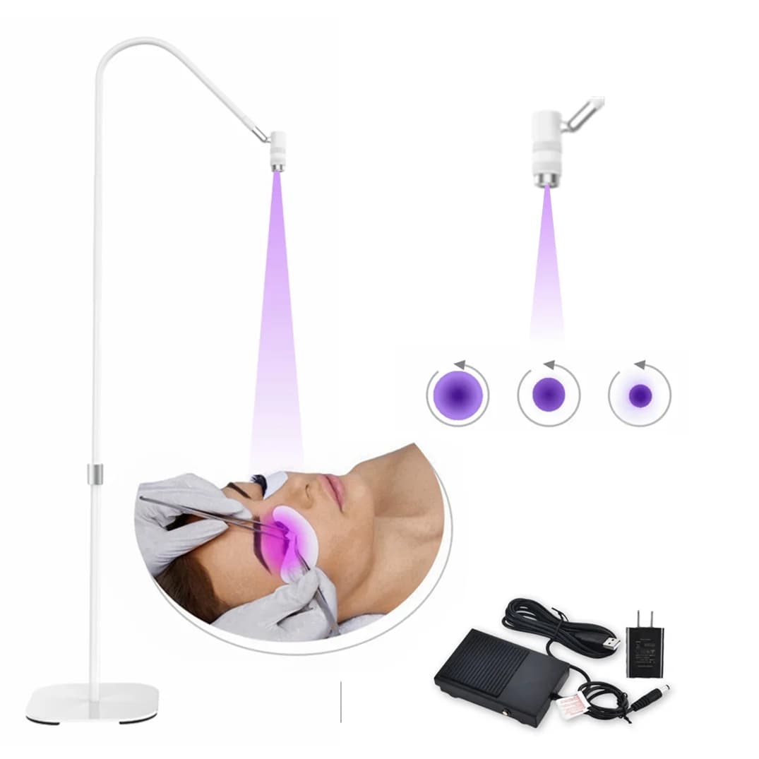 Lampe UV pour Extension de cils, colle pour cils, lampe LED, vernis de beauté, Gel, sèche-linge rapi