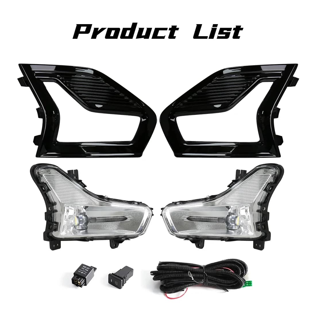 Feux antibrouillard LED pour Ford Mondeo kt2019 2020, feux diurnes DRL, feux de conduite avant de vo