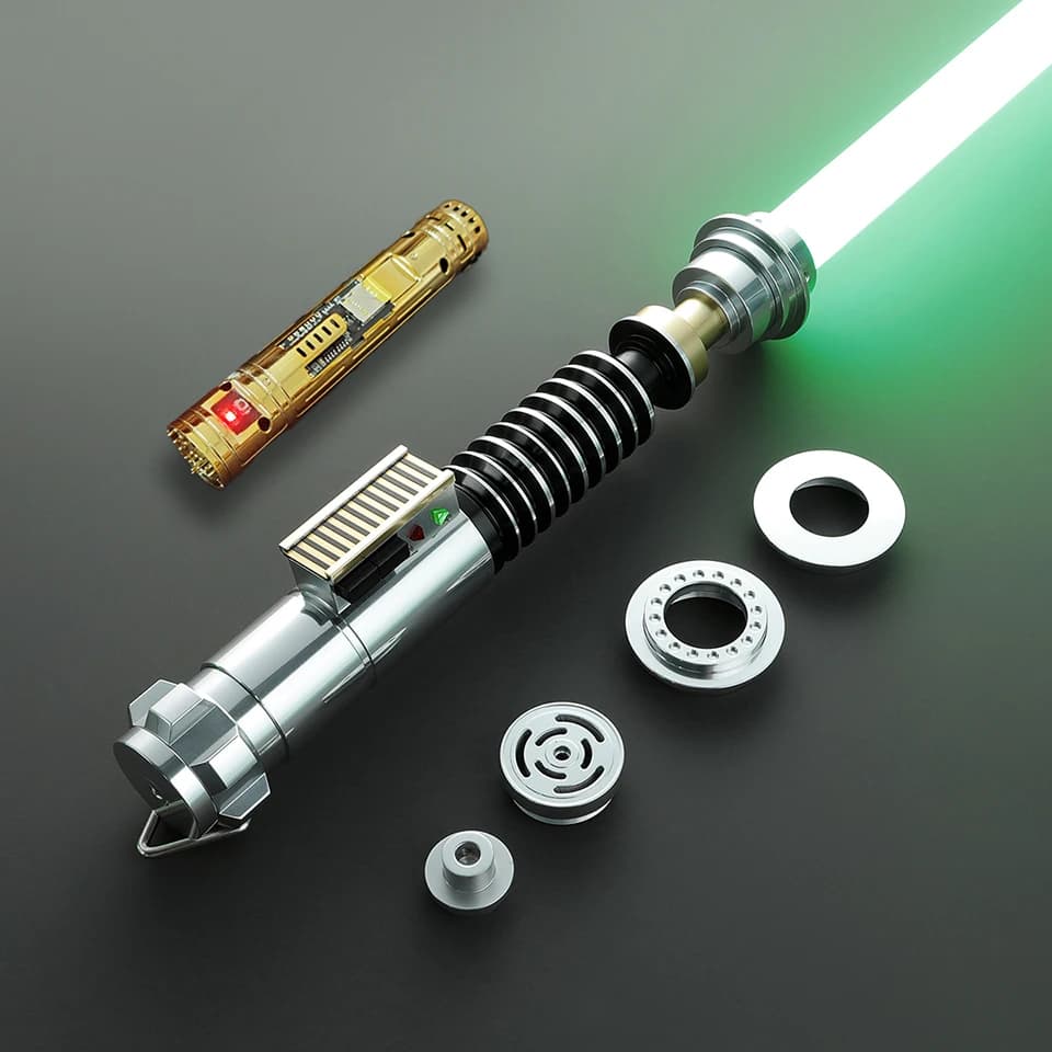 Sabre laser Pixel Luke Skywalker Xenopixel, sabre laser Jedi Neopixel, poignée métallique, épée lumi