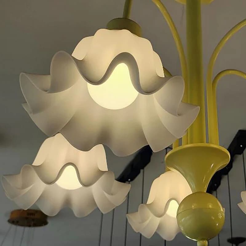 Abat-jour orchidée cloche acrylique E27, accessoires de lampe suspendue, pièces de Table, bricolage,