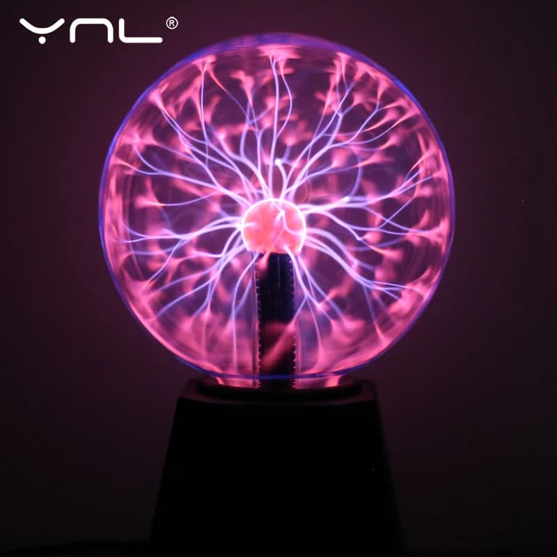 Nouveauté magique boule de Plasma lumière lampe électrique veilleuse 3 4 5 6 pouces Table lumières s