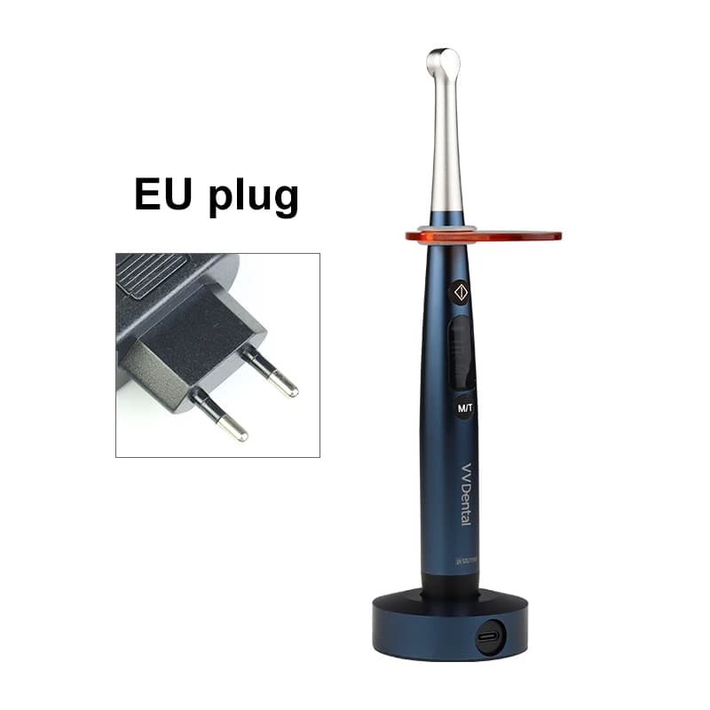 Lampe de photopolymérisation LED VVVDental, durcissement en 1 seconde, 3100 mW/cm², 7 modes, 385 nm-