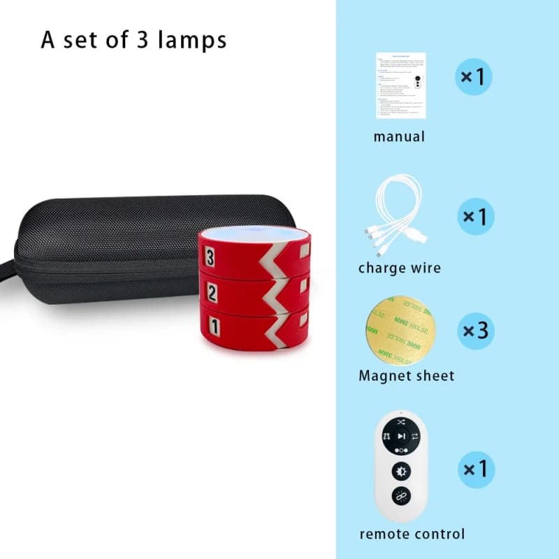 Kits d'éclairage d'entraînement de réaction, ensemble de lampe d'entraînement physique pour enfants,