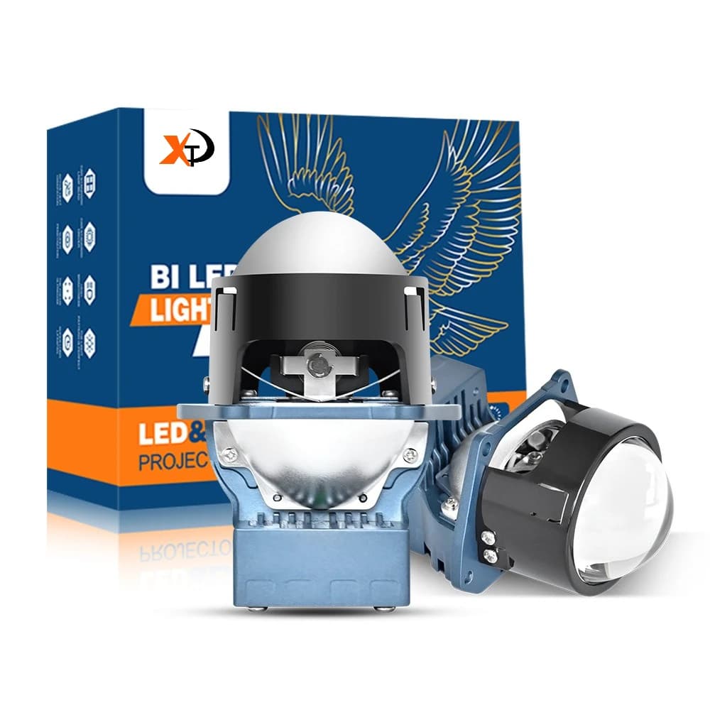 Phares de projecteur LED ultra lumineux de 1.9 pouces, 120W, conception à deux poutre de faisceau Hi