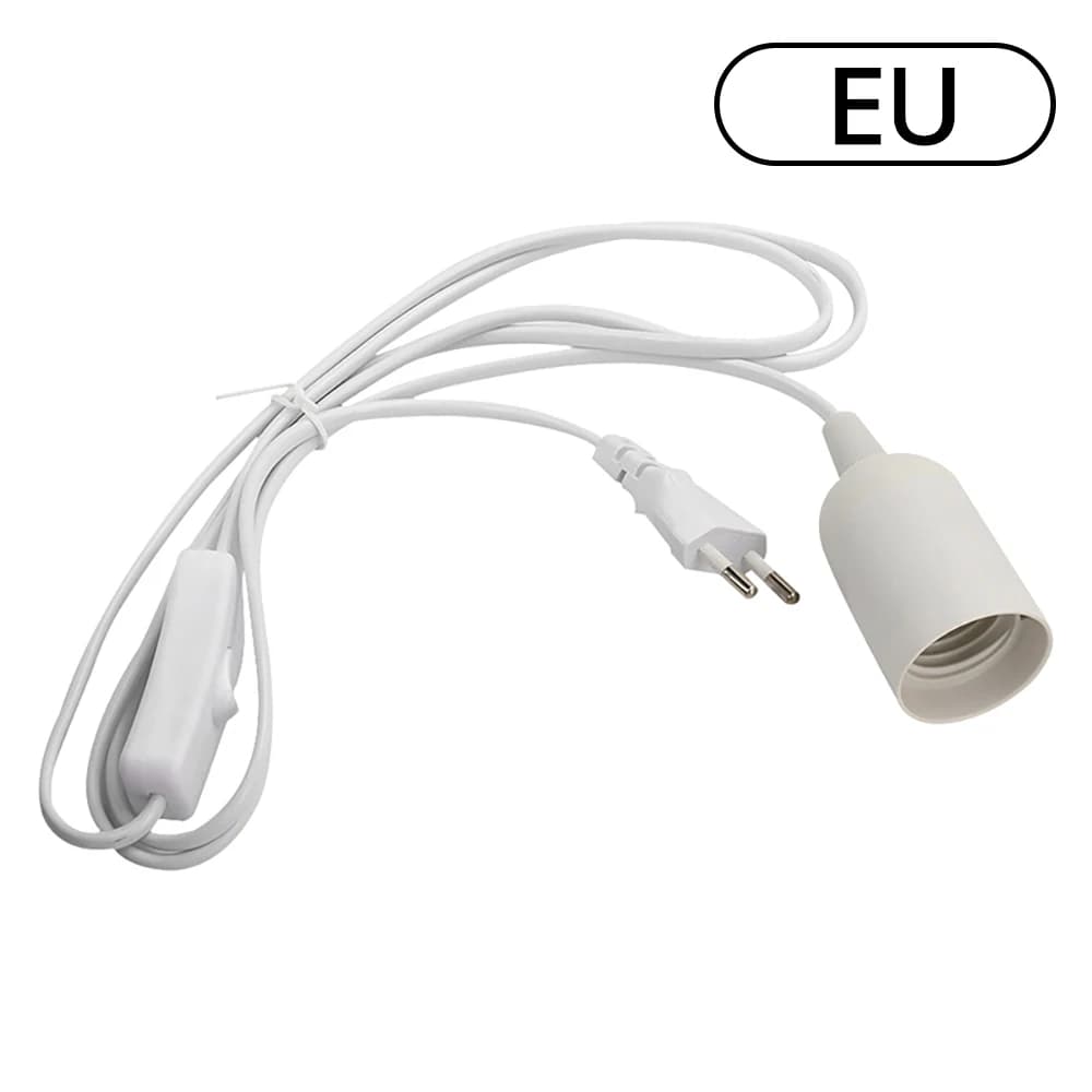 Support de Base de Lampe avec Fil d'Joli pour Ampoules LED Suspendues, Accessoire de 1.8m