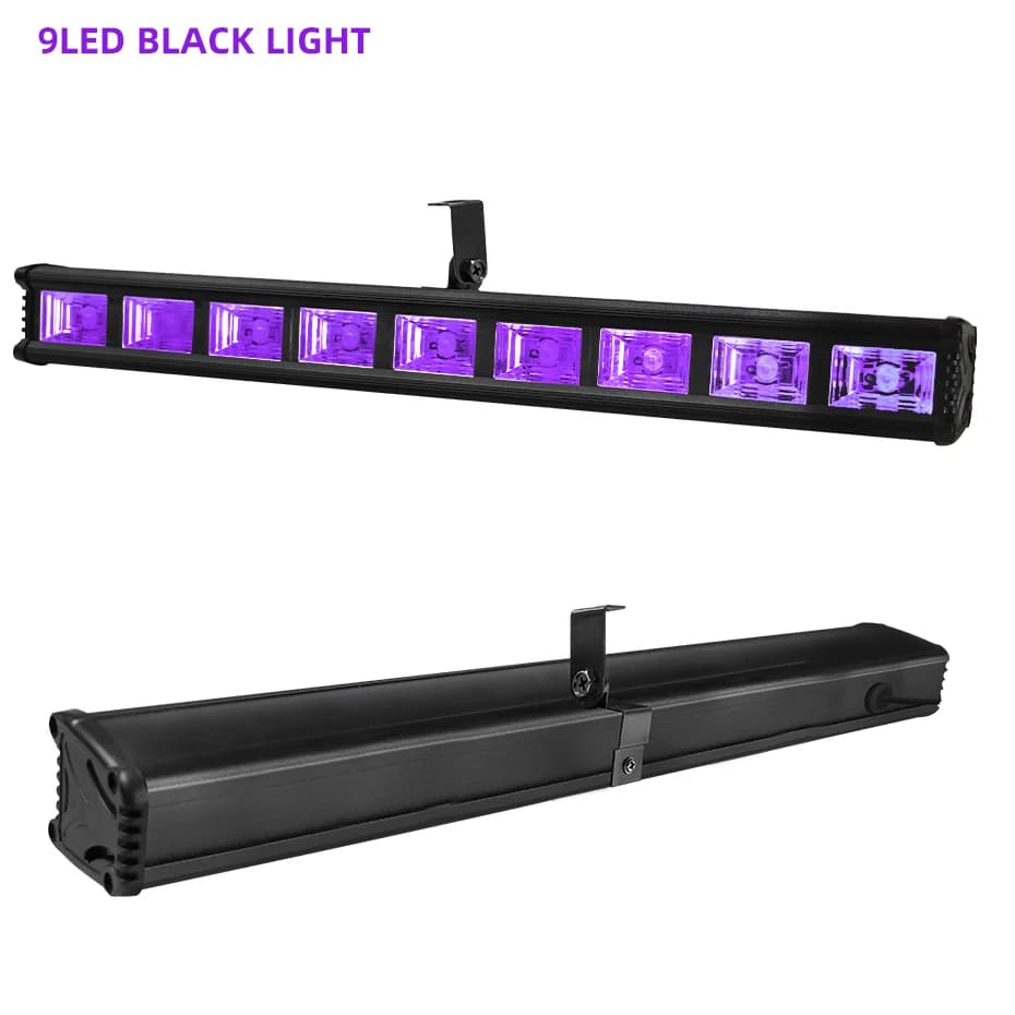 ALIEN – lumière noire UV à 12 LED pour scène, lavage mural, pour Halloween, danse, DJ, Disco, lueur 