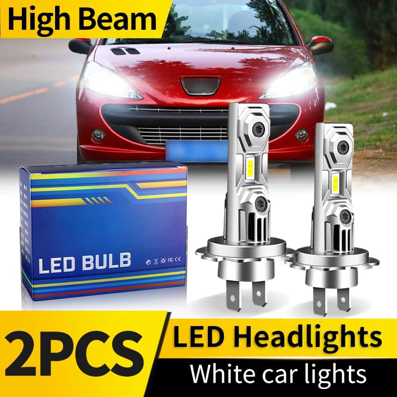 Kit d'ampoules de phares LED H7, feux de croisement et de croisement H11, antibrouillard, ampoules b