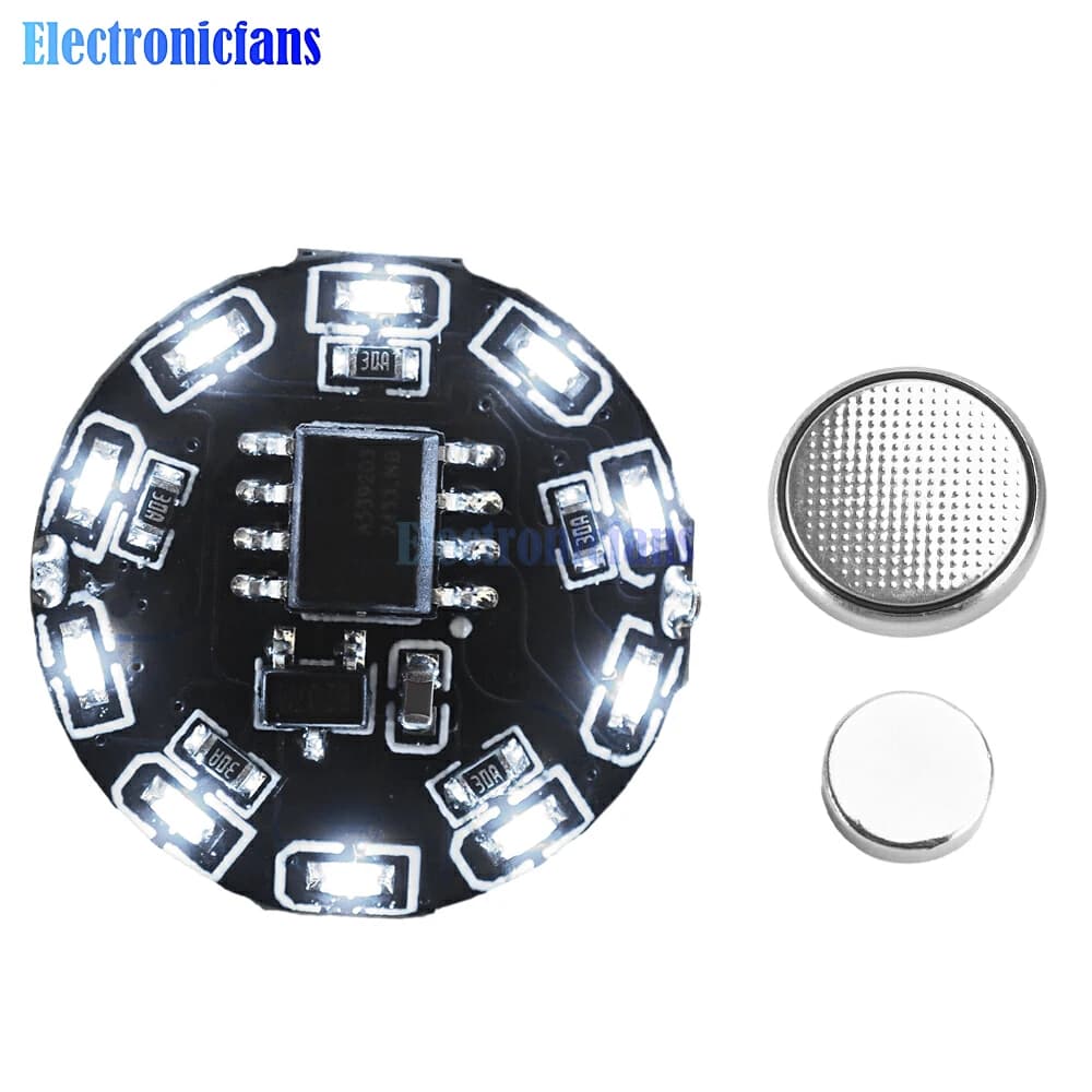 1x16 Modes LED interrupteur de lumière magnétique contrôle d'induction magnétique lumière qui coule