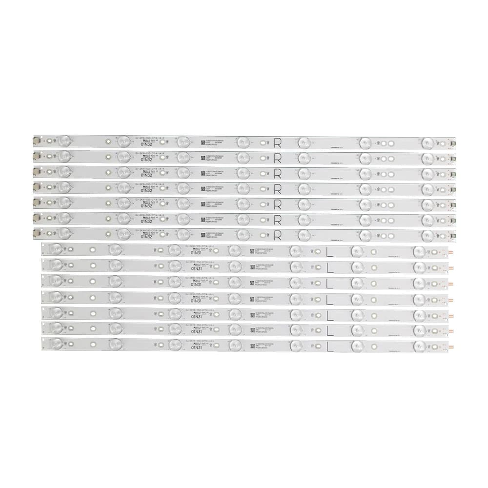 Bande de rétro-éclairage LED, 14 lampes, pour TV, Phil ips 55 ", T3, LB55072, 55PUS6501/12, EQLSH, A