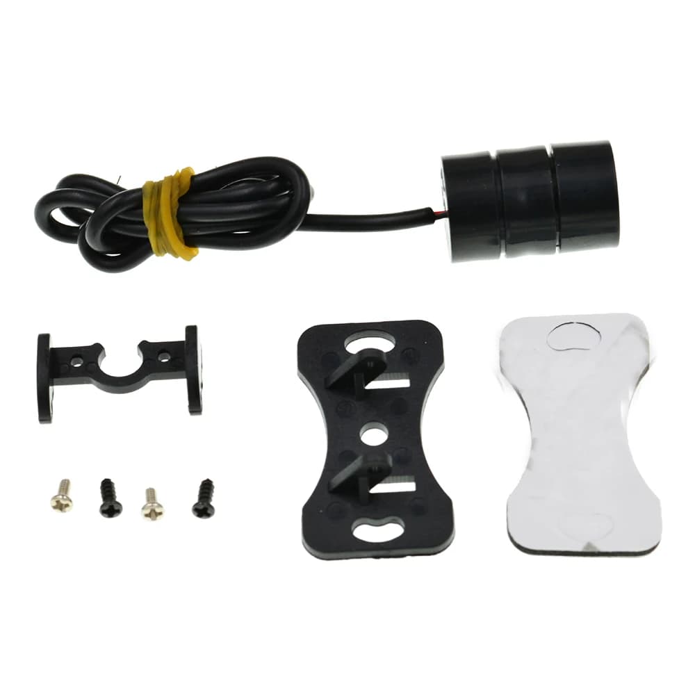 Feu arrière de freinage anti-collision pour moto et voiture, lampe laser d'avertissement, feux de vo