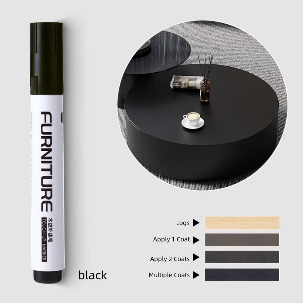 Stylos marqueurs de retouche pour meubles, peinture à Grain Composite de bois, pour sol en bois, meu