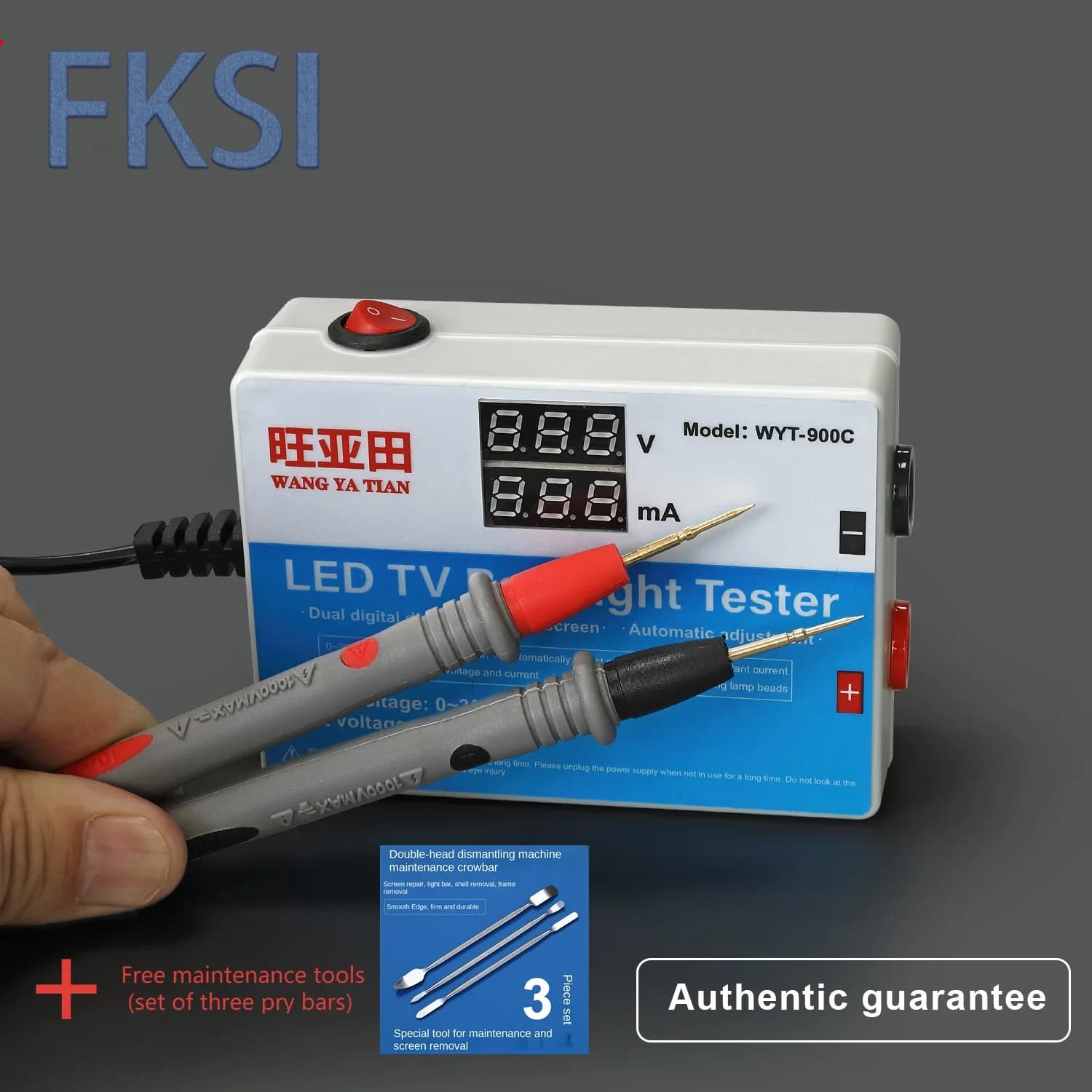 Testeur LED multifonctionnel 0-300V pour bandes de rétroéclairage TV, mesure du courant et de la ten