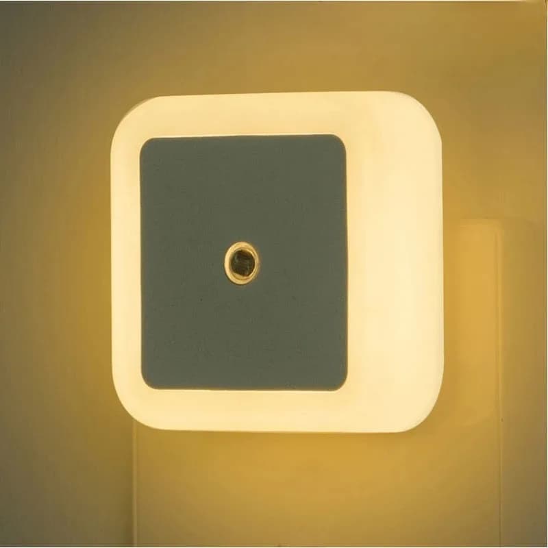 1/6 pièces sans fil LED veilleuse capteur lumière EU/UK veilleuses grande ouverture pour chambre d'e