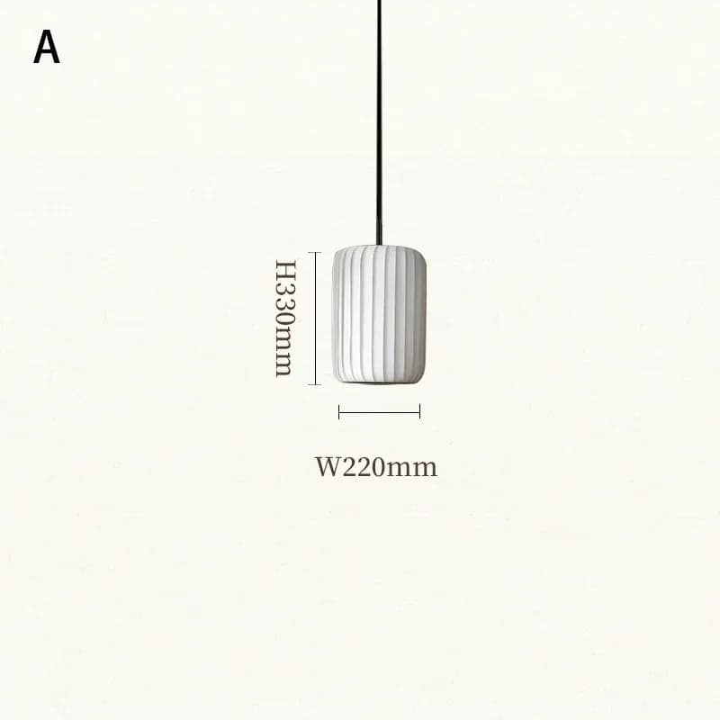 Lampe à suspension en tissu nordique moderne minimaliste Art Luminaire Restaurant salon chambre chev