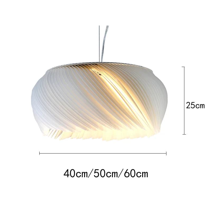 Lampe Suspendue en Acrylique au Design Minimaliste Moderne, Luminaire Décoratif d'Nik, Idéal pour un