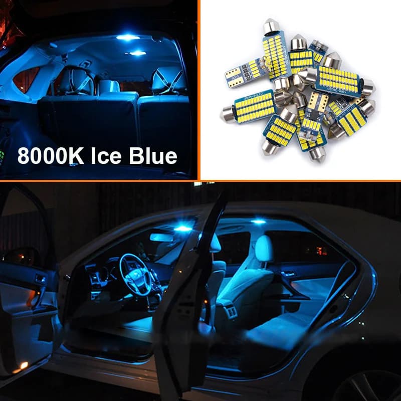 Ampoules de courtoisie de voiture Canbus pour BMW X5 E53 E70 2000-2010 2011 2012 2013 LED carte inté