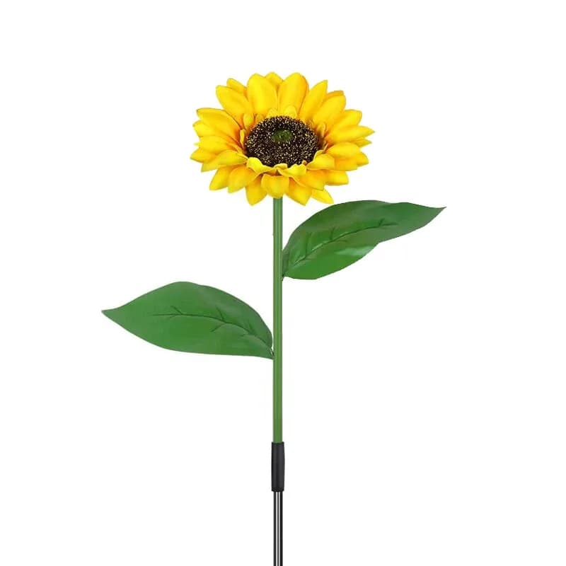 Lampes solaires de jardin, décoration d'hortensia bleu, lampe solaire pour pelouse, éclairage d'ambi