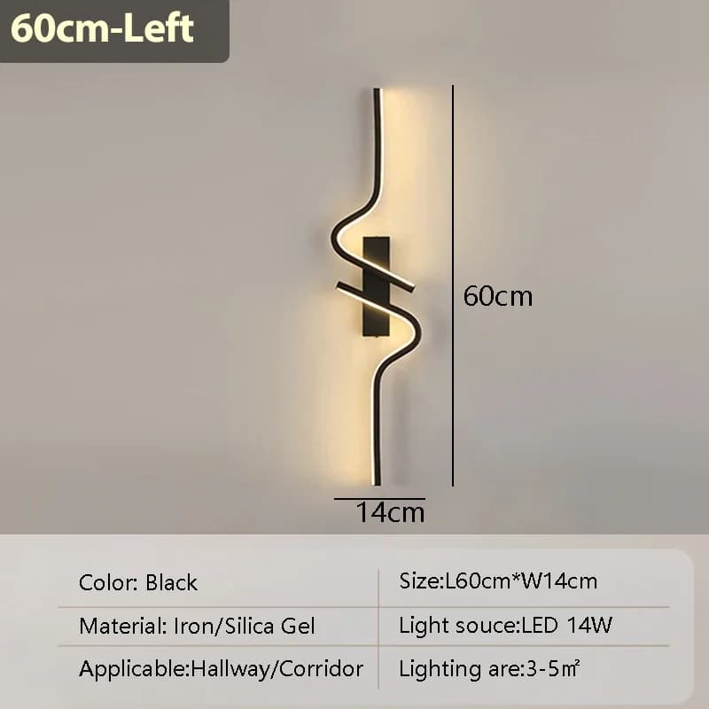 Applique murale LED moderne, éclairage de chevet, chambre à coucher, salon, cuisine, éclairage haut